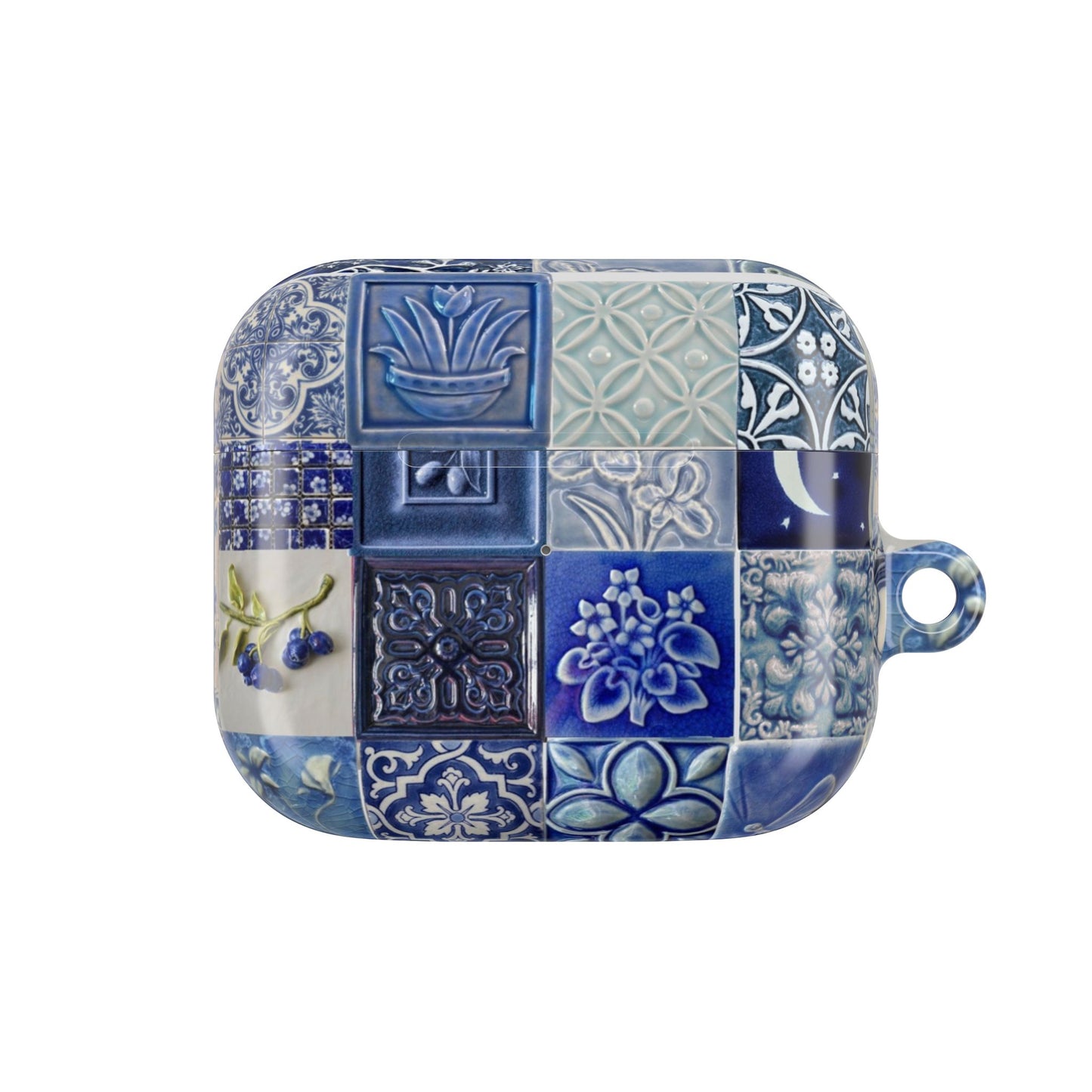 Midnight Mosaic Tiles AirPod Case