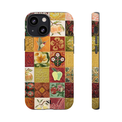 Orchard Mosaic Tiles iPhone Case
