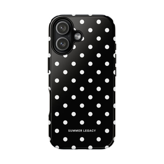 Ebony Polka Dot iPhone Case
