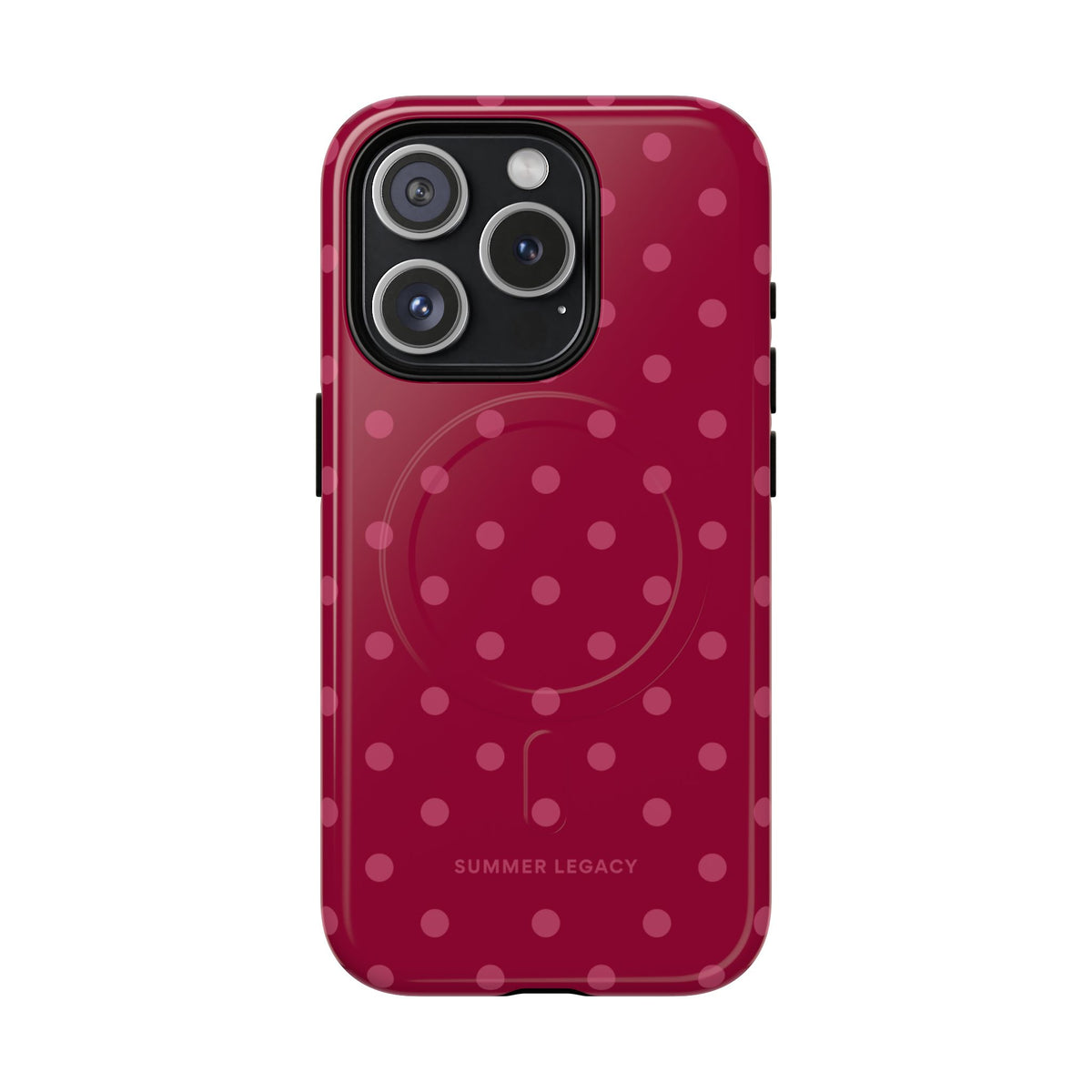 Berry Polka Dot MagSafe Case