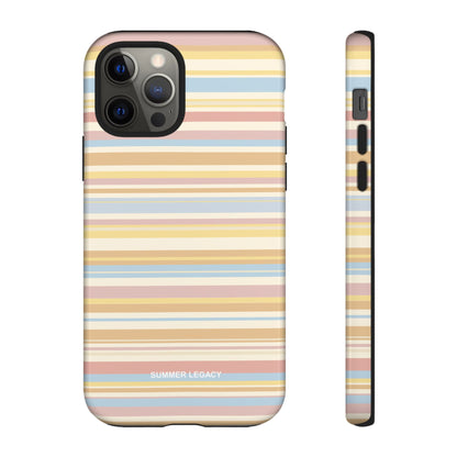 Lychee Multi-stripe iPhone Case