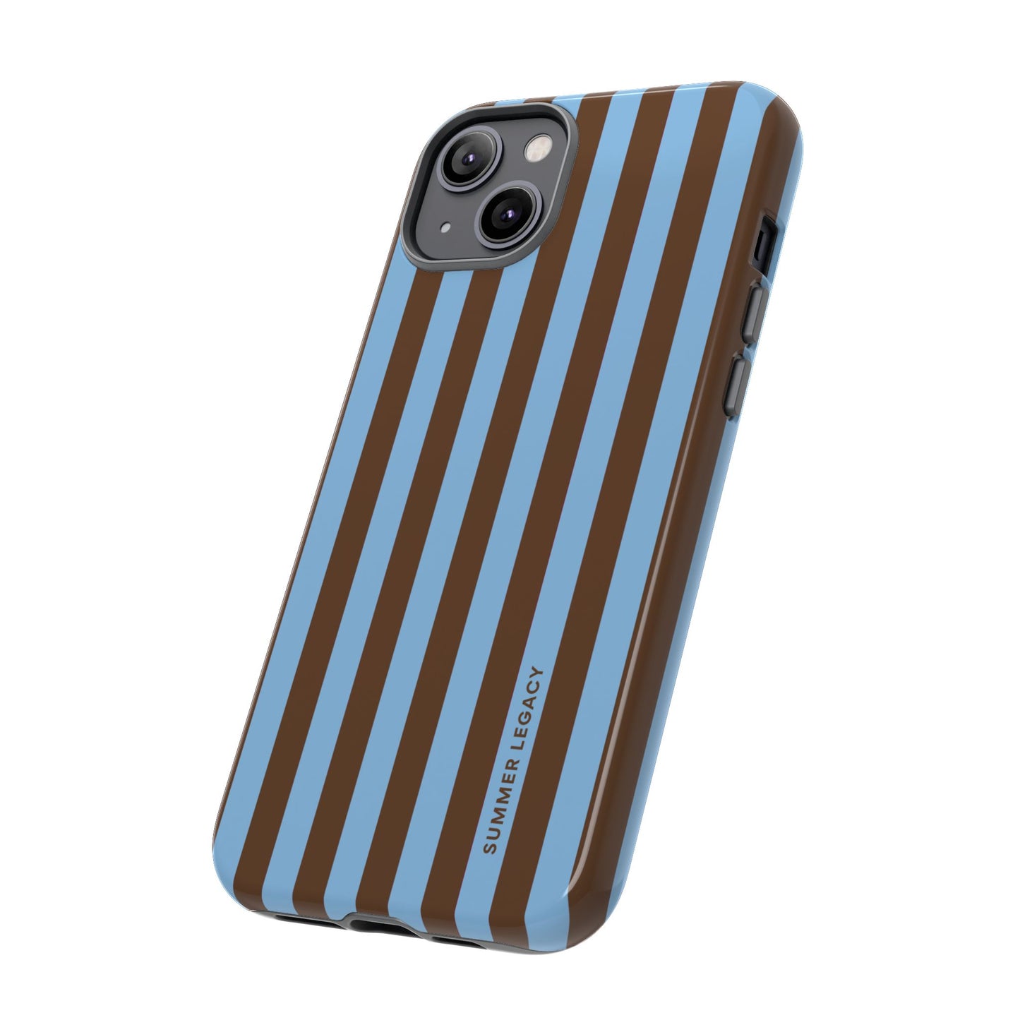 Mocha Stripe iPhone Case