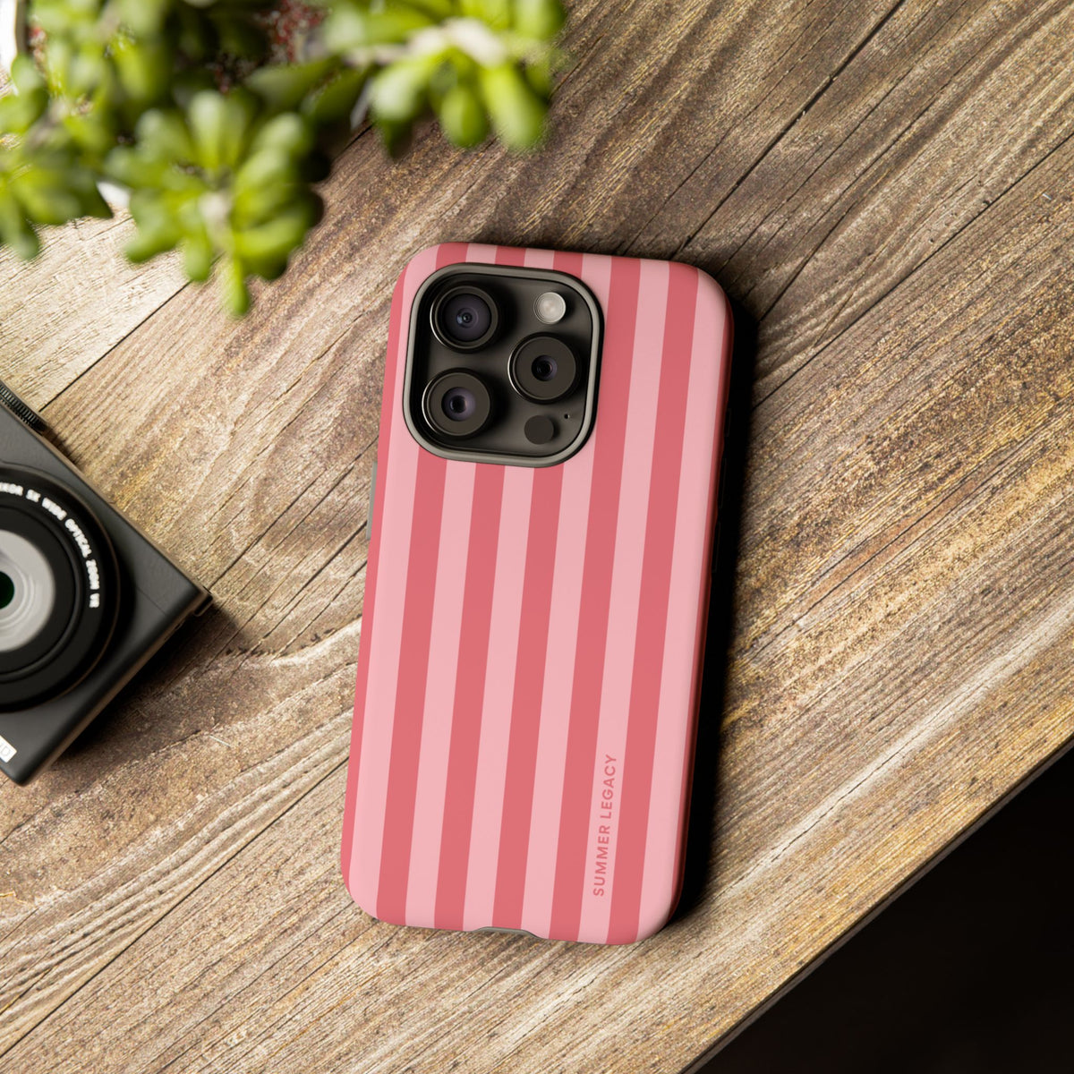Blushing Stripe iPhone Case