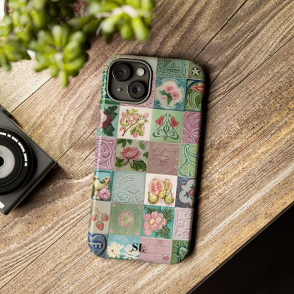 Garden Mosaic Tiles iPhone Case