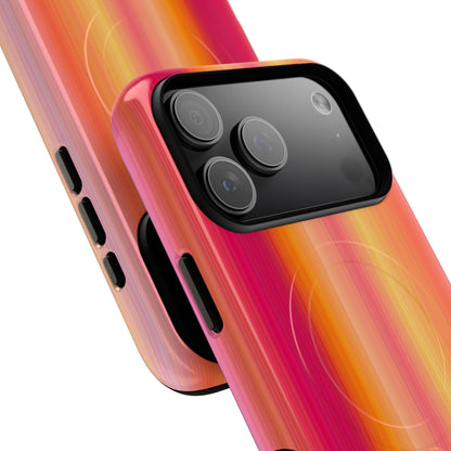 Amber Glow Ombre Stripe MagSafe Case