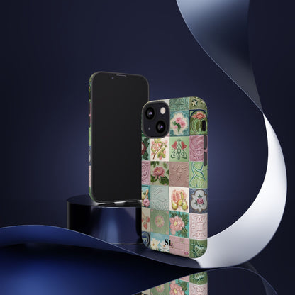 Garden Mosaic Tiles iPhone Case