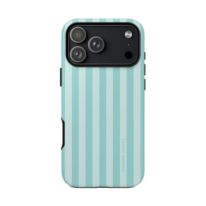 Teal Stripe iPhone Case