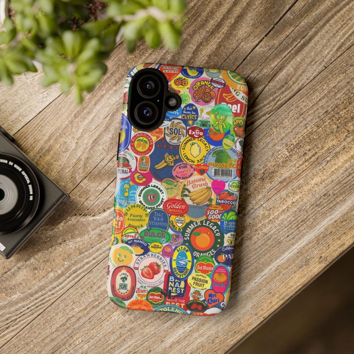 Fruit Stickers iPhone Case