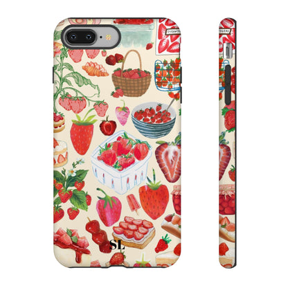 Strawberry Collage iPhone Case