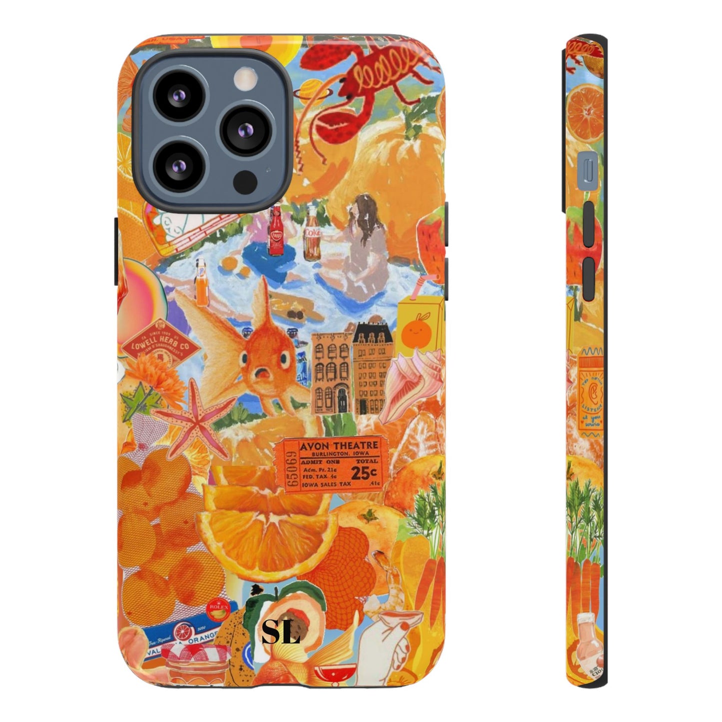 Orange Goldfish iPhone Case