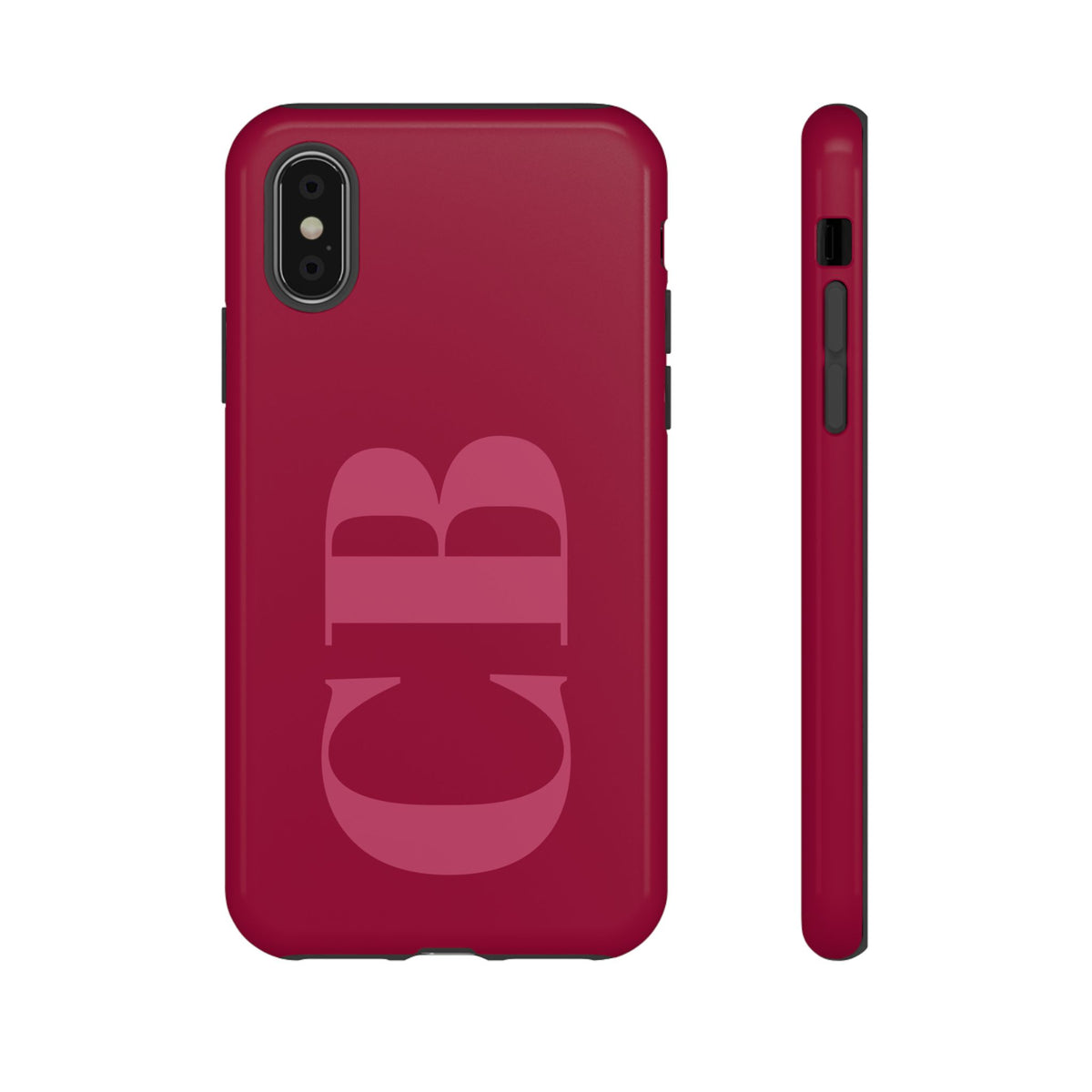 Berry Custom Initial iPhone Case