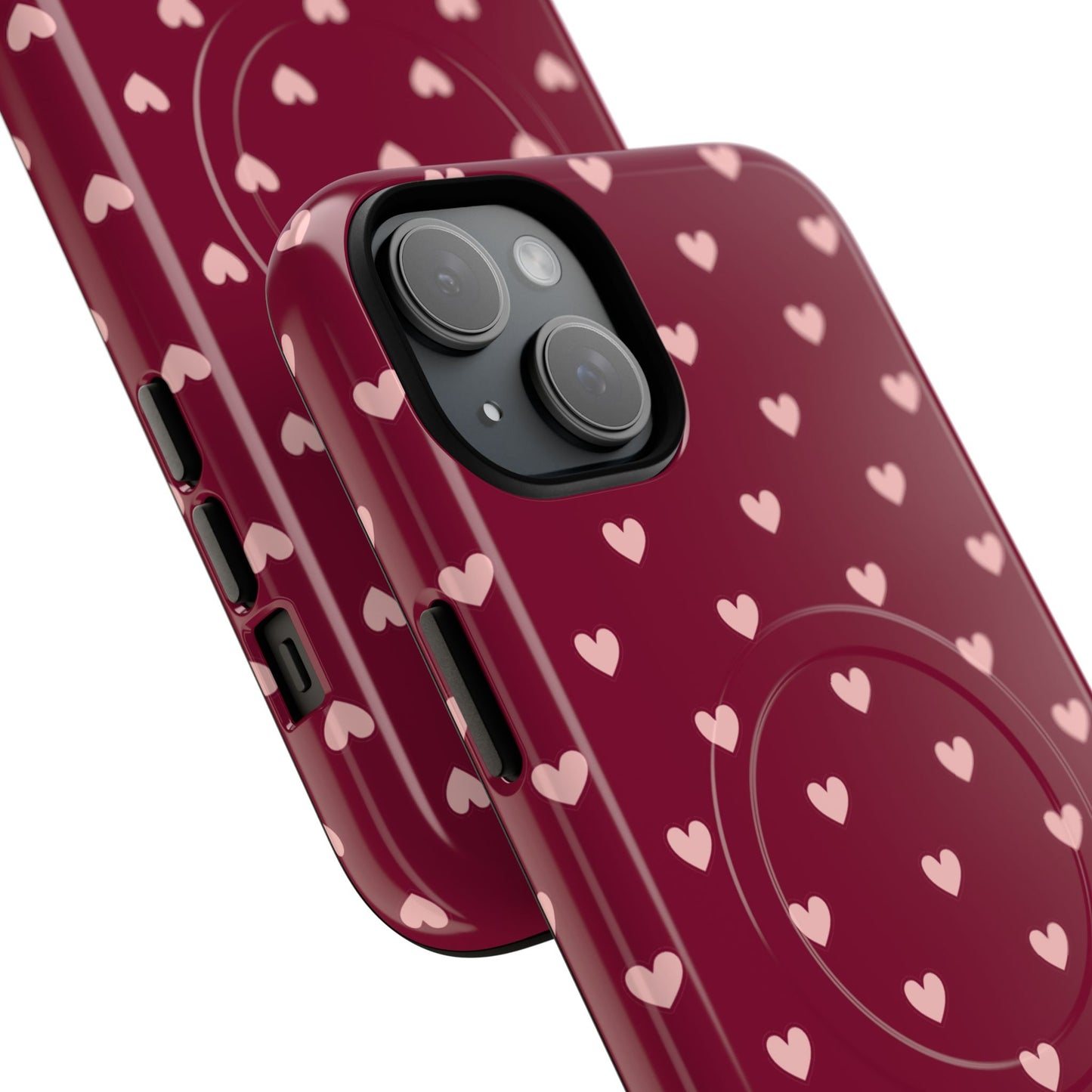 Berry Hearts MagSafe Case