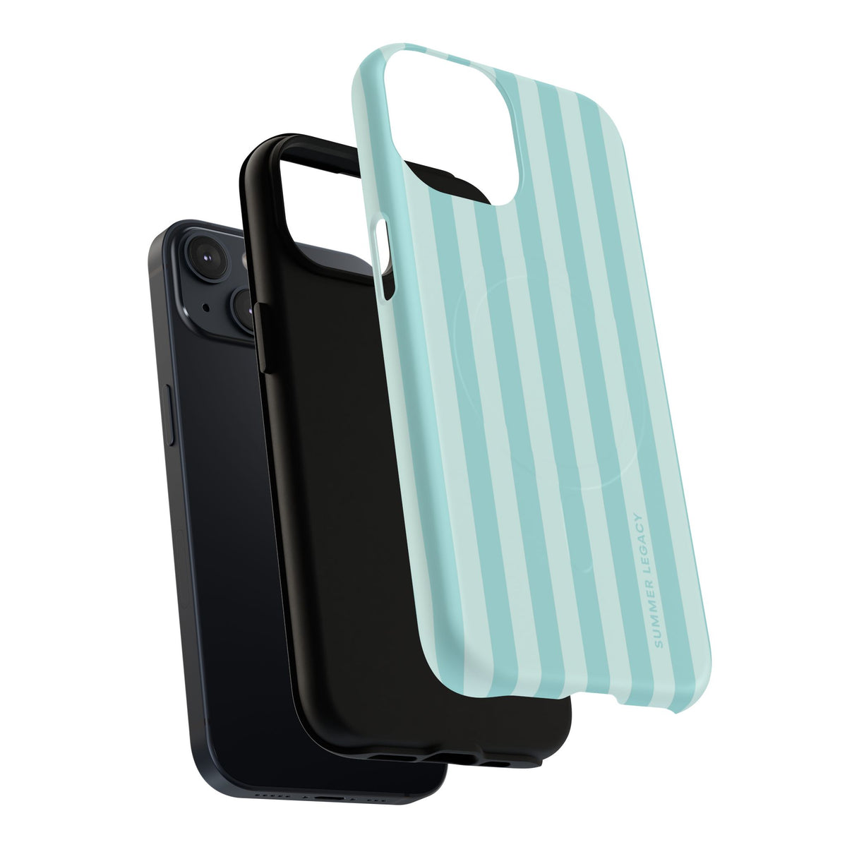 Teal Stripe MagSafe Case