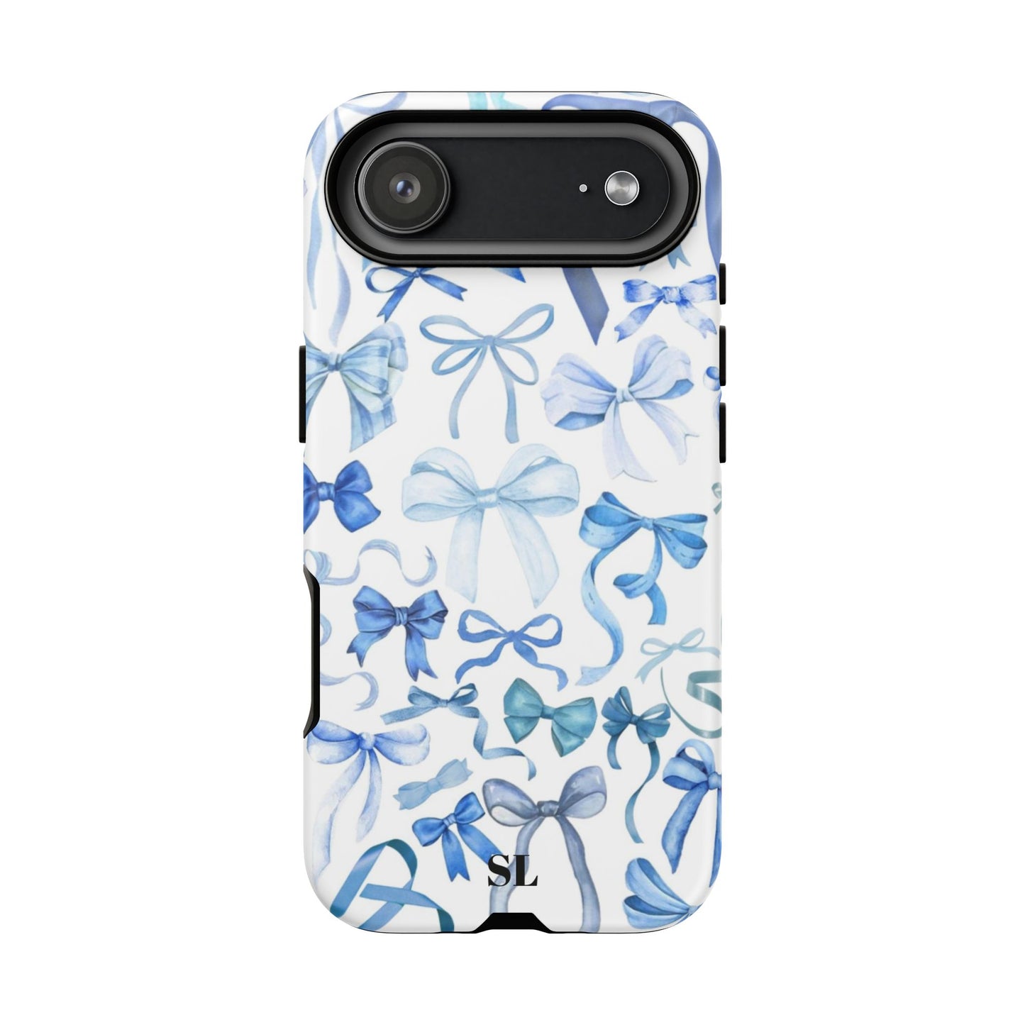 Blue Bows iPhone Case