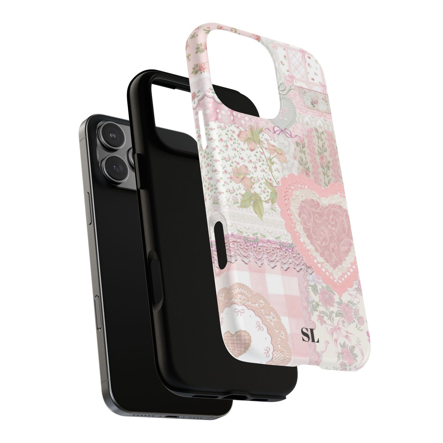 Blushing Floral Patchwork MagSafe Case