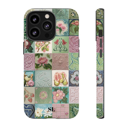 Garden Mosaic Tiles iPhone Case