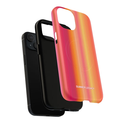 Amber Glow Ombre Stripe MagSafe Case