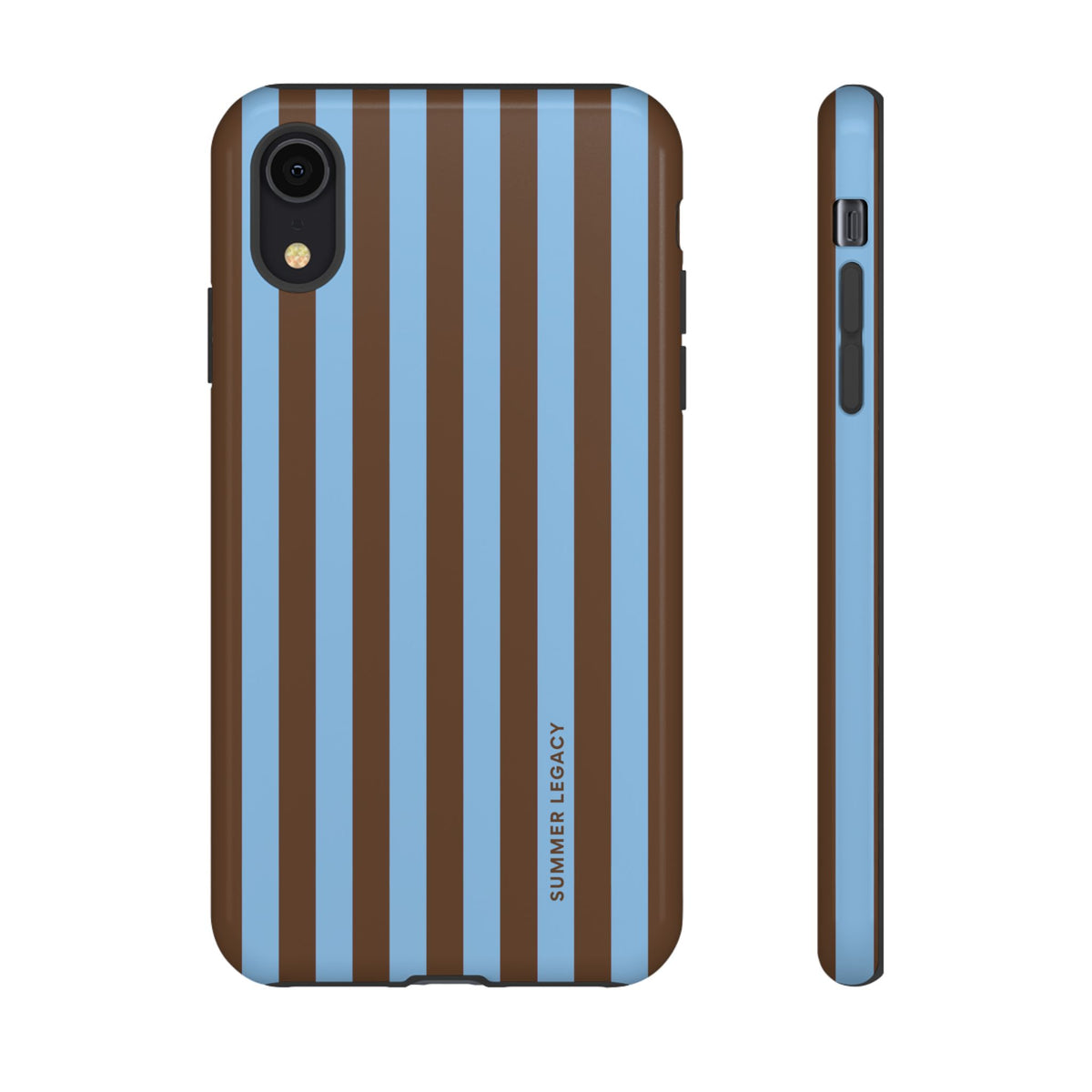 Mocha Stripe iPhone Case