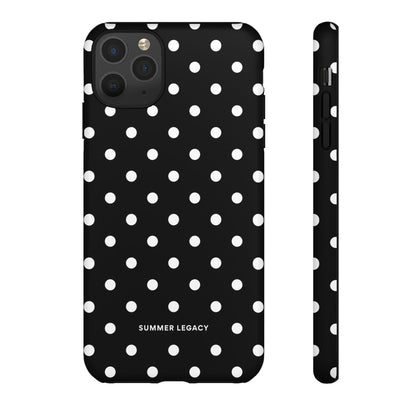 Ebony Polka Dot iPhone Case