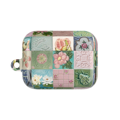 Garden Mosaic Tiles AirPod Case