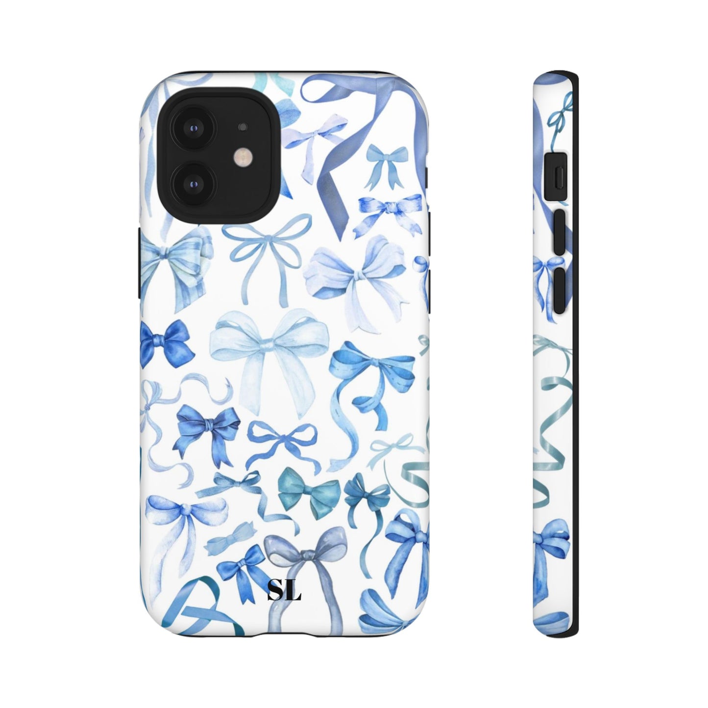Blue Bows iPhone Case