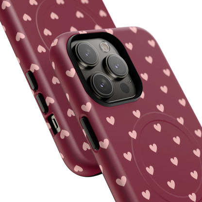 Berry Hearts MagSafe Case