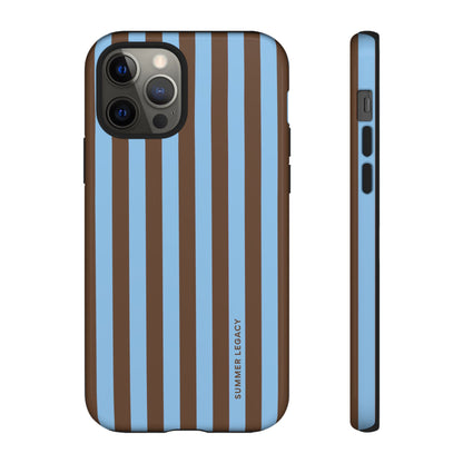 Mocha Stripe iPhone Case
