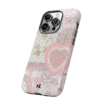Blushing Floral Patchwork iPhone Case
