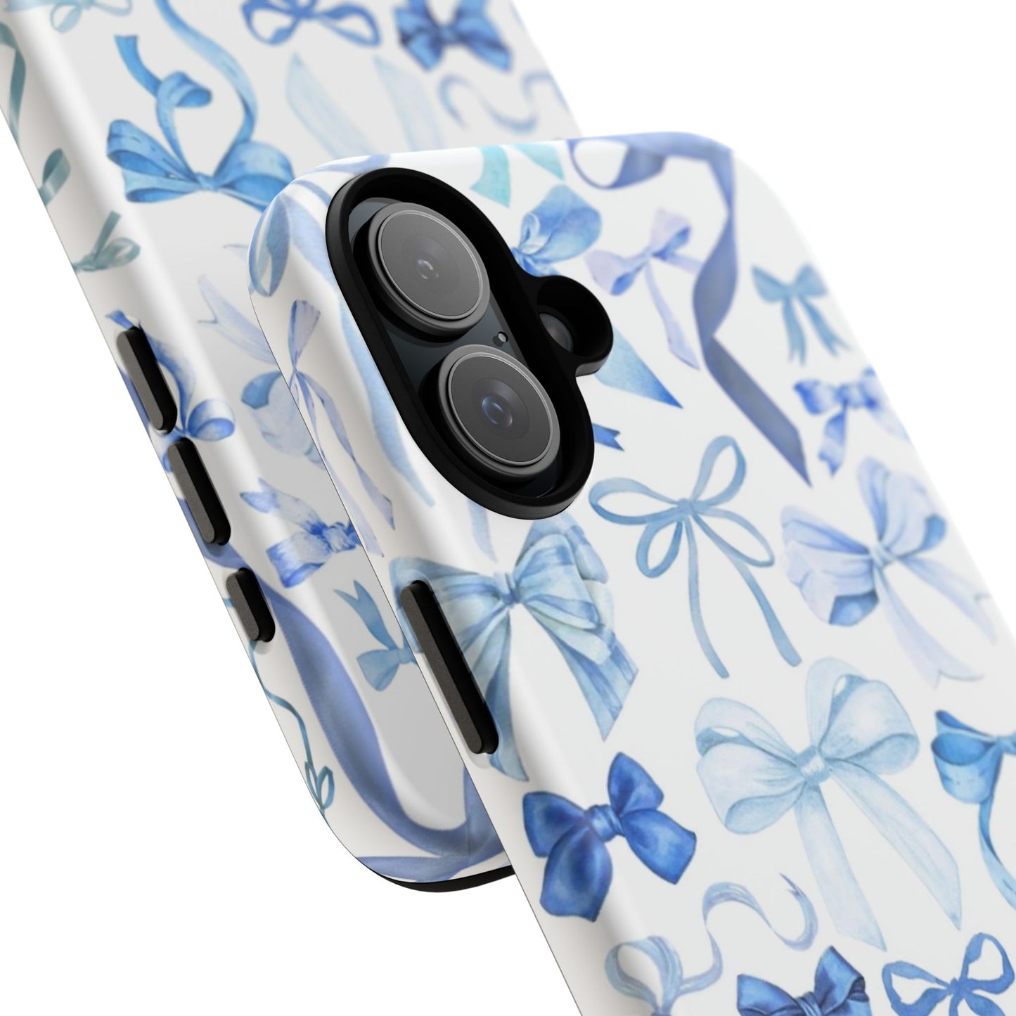 Blue Bows iPhone Case