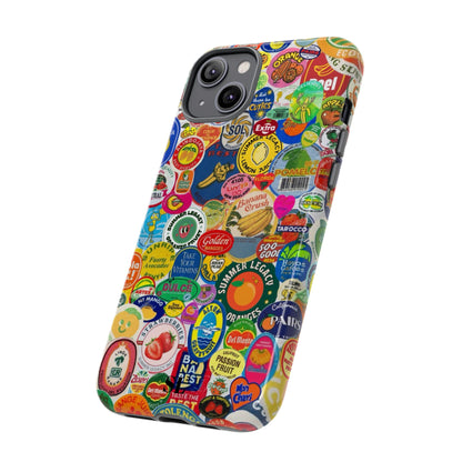 Fruit Stickers iPhone Case