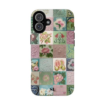Garden Mosaic Tiles iPhone Case