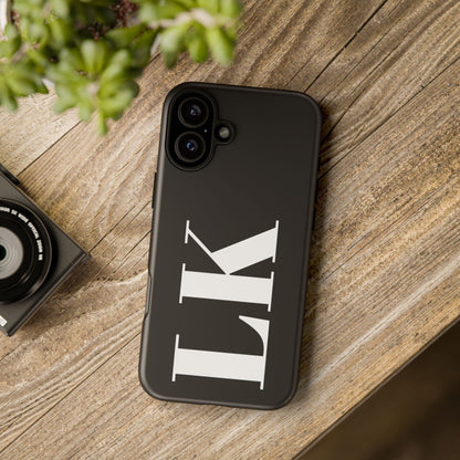 Ebony Custom Initial iPhone Case