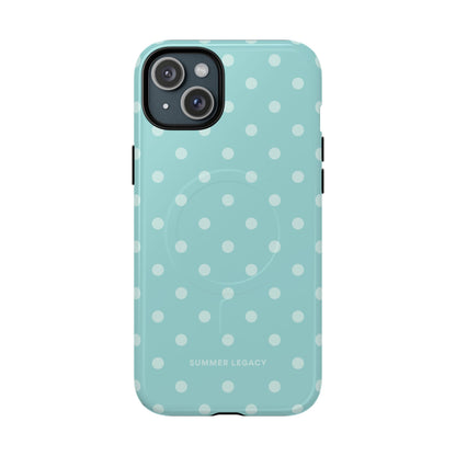 Teal Polka Dot MagSafe Case