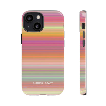 Champagne Ombre Stripe iPhone Case