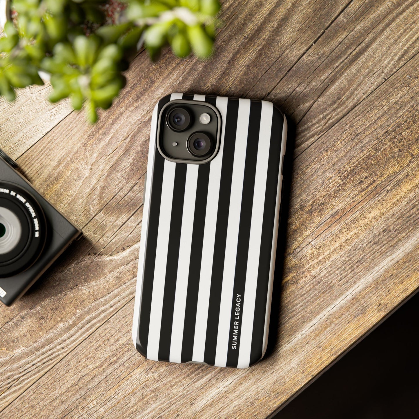 Ebony Stripe iPhone Case