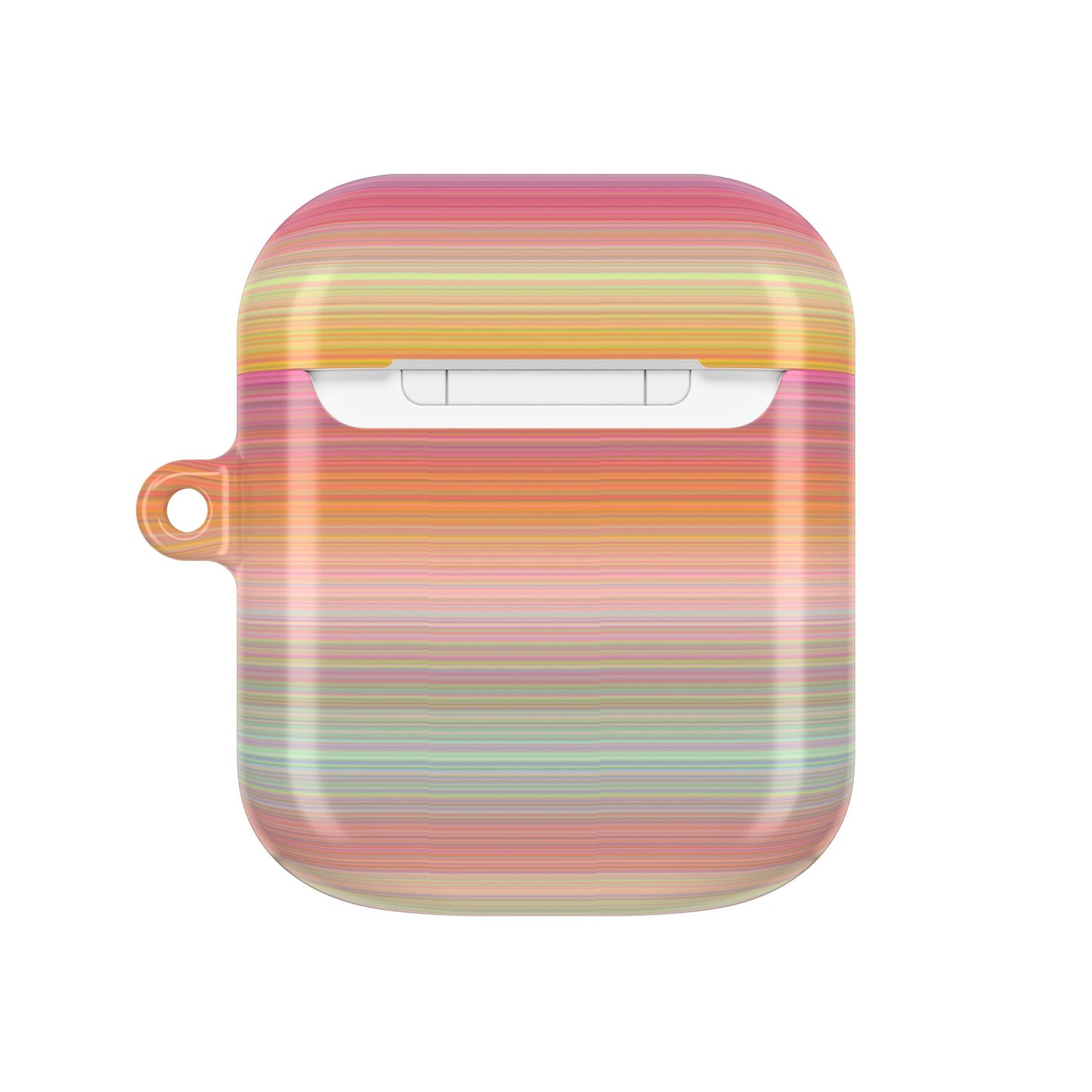 Champagne Ombre Stripe AirPod Case