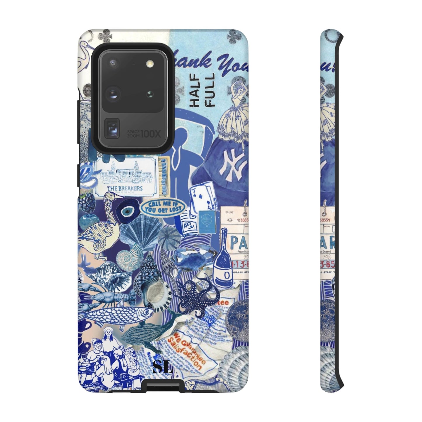 Blue Collage Samsung Case