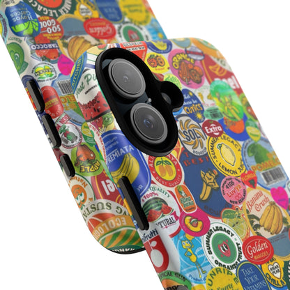 Fruit Stickers iPhone Case