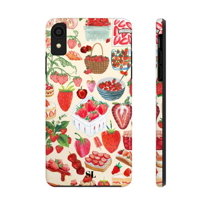 Strawberry Collage iPhone Case