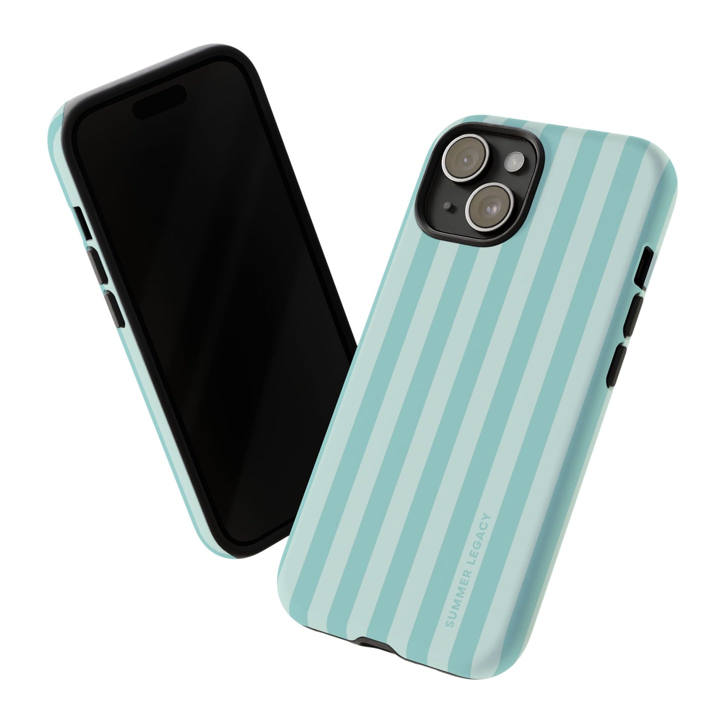 Teal Stripe iPhone Case