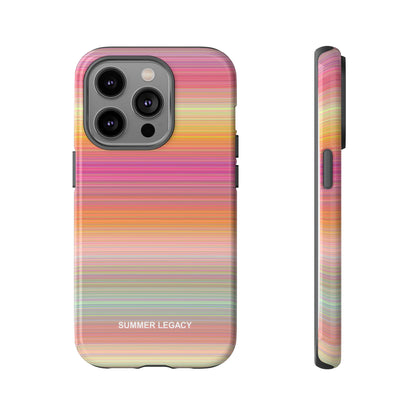Champagne Ombre Stripe iPhone Case