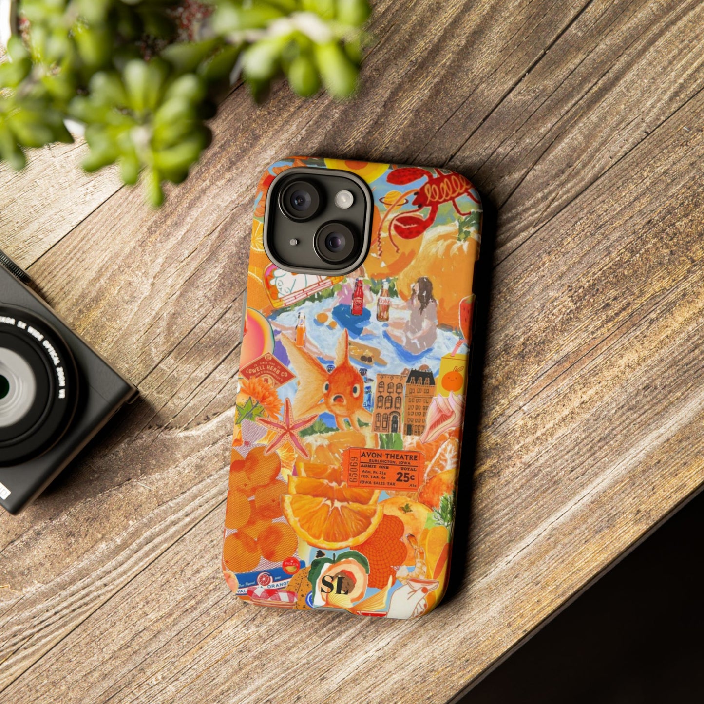 Orange Goldfish iPhone Case