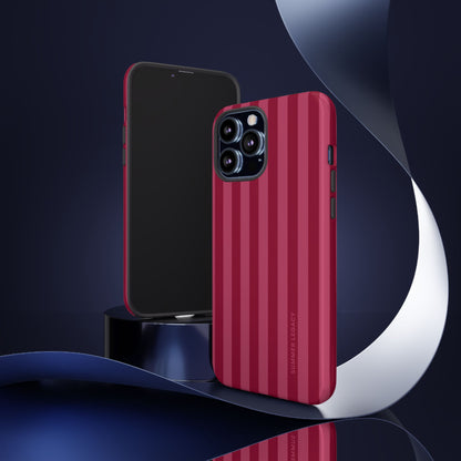 Berry Stripe iPhone Case