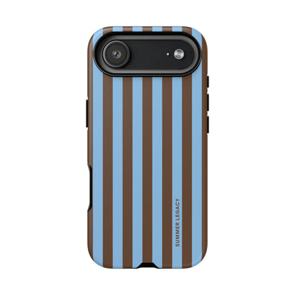 Mocha Stripe iPhone Case