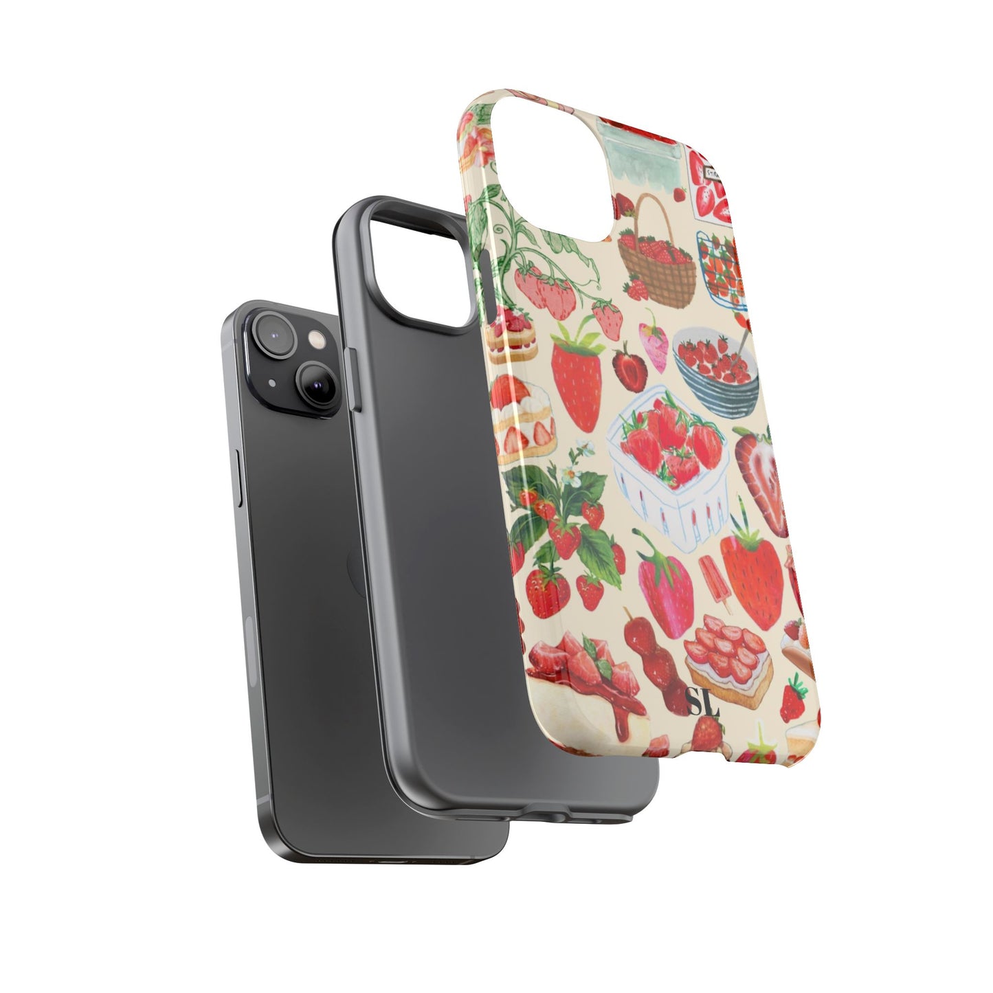 Strawberry Collage iPhone Case