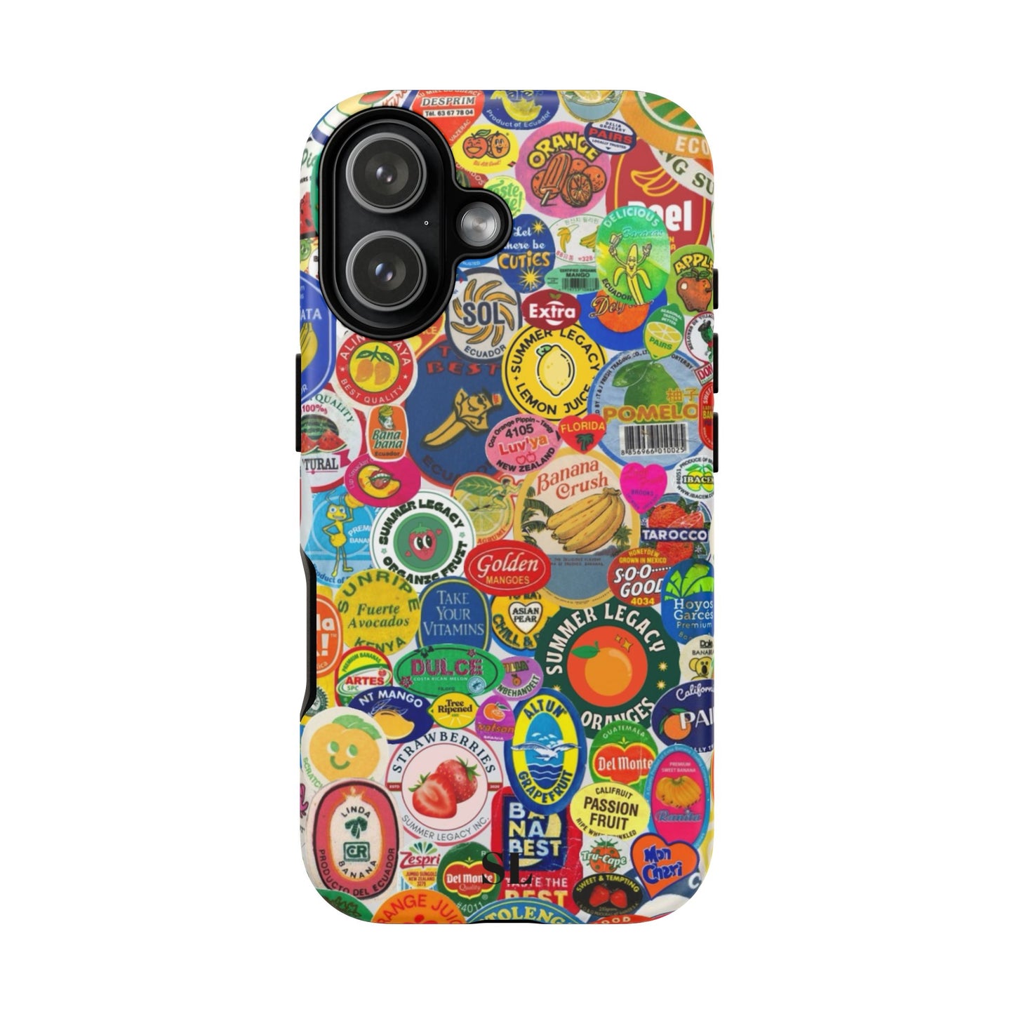 Fruit Stickers iPhone Case
