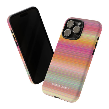 Champagne Ombre Stripe iPhone Case