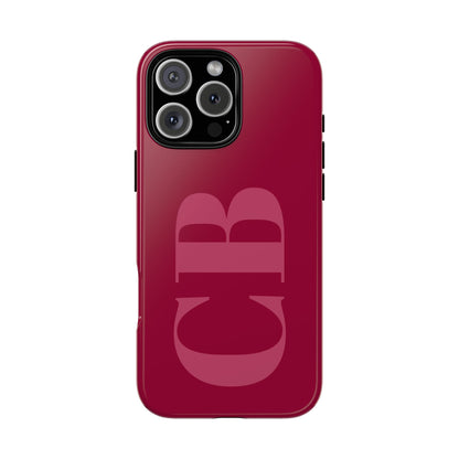 Berry Custom Initial iPhone Case