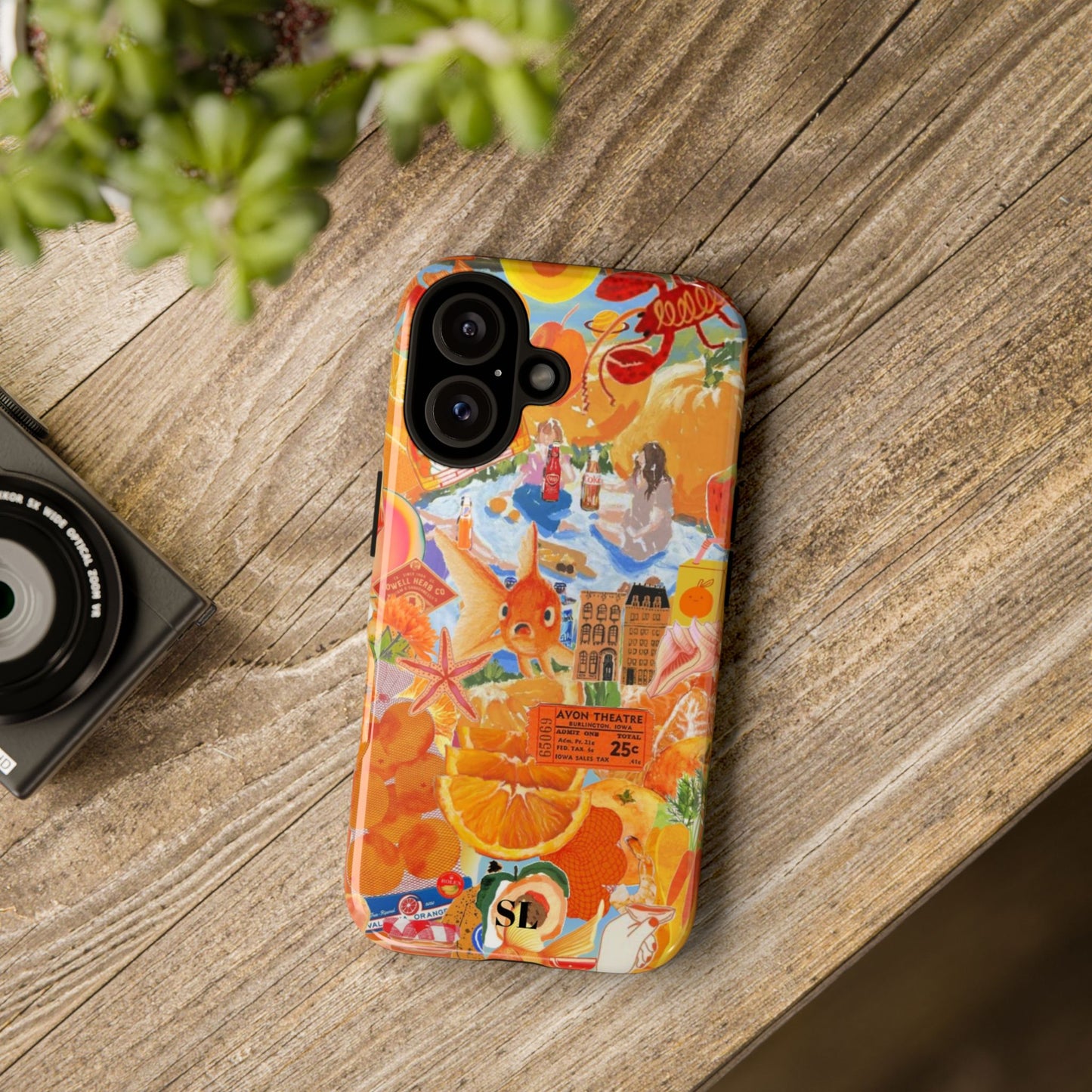 Orange Goldfish iPhone Case