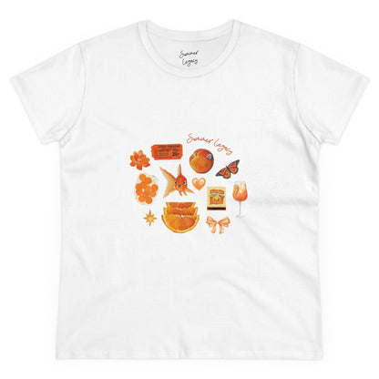 Orange Goldfish Collage Tee